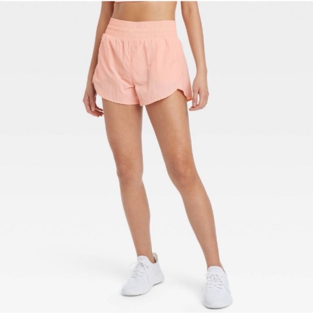 All in motion Crinkle Tulip Running Shorts Light Pink Size XS